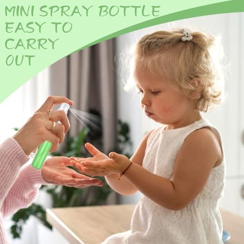 Mini 10ml Refillable Perfume Spray Bottles - 100 Pack Travel Fine Mist Atomizers