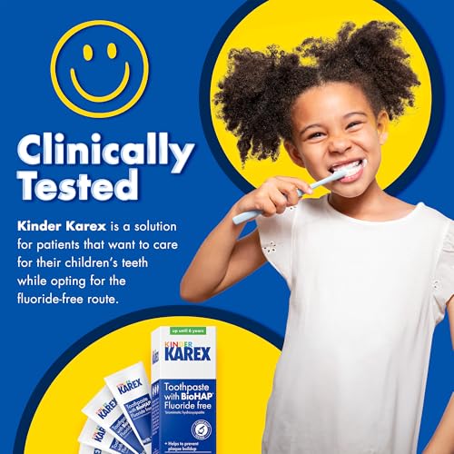 Karex Kid & Toddler Fluoride-Free Toothpaste Pack of 3 - 2.3 Ounce