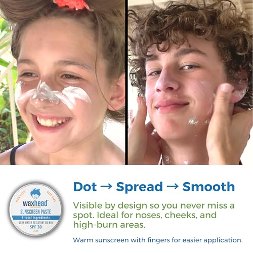 Waxhead Baby Sunscreen For Kids and Baby Sunscreen Lotion, Toddler, Infant, 0-6 Months, Non-Nano Zinc Oxide
