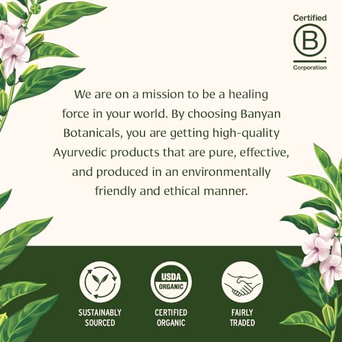 Banyan Botanicals Ayurvedic Hair Serum with Organic Amla & Rosemary - Nourishing Hair Growth & Shine - 2 fl oz