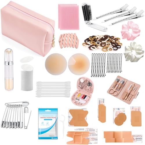 Wedding Day Survival Kit for Bride ? Mini Emergency Personal Care Set with Essential Supplies. Maid of Honor Tool Kit for Beauty & Fashion Fixes, Travel