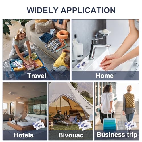 Bulk Travel Mini Bar Soap 100 Pack - 0.5oz Individually Wrapped Hotel Soaps