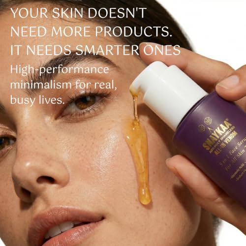 SNAYKAA Brightening Face Serum with Niacinamide & Vitamin C - Vegan, Hydrating, Anti-Aging