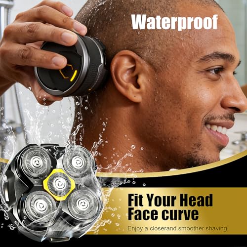 3 Pack Replacement Heads for MicroTouch Titanium Shaver Black - Wet & Dry Compatible