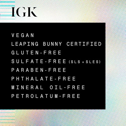 IGK Must Have Travel Kit Holiday 2025 ? Includes GOOD BEHAVIOR Smoothing Spray, DISCO DISCO Shine Spray & ANTISOCIAL Dry Hair Mask ? TSA Approved Travel Size Hair Essentials