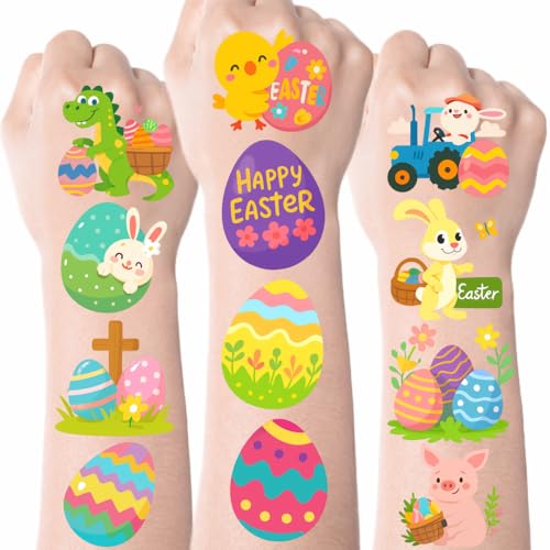 96 PCS Pink Farm Party Favors Set ? 72 Pre-Cut Temporary Tattoos & 24 Slap Bracelets for Kids, Adorable Barnyard Birthday Supplies & Farm Animal Goodie Bag Fillers