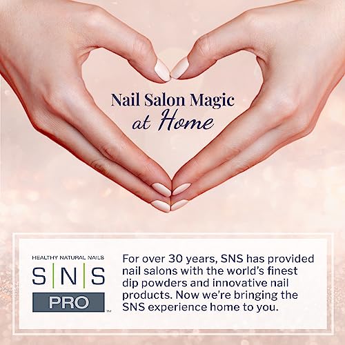 SNS Dip Powder Bases and Sealers Set - 5 Pack, 0.5 Fl Oz Each - Healthy Nail Care