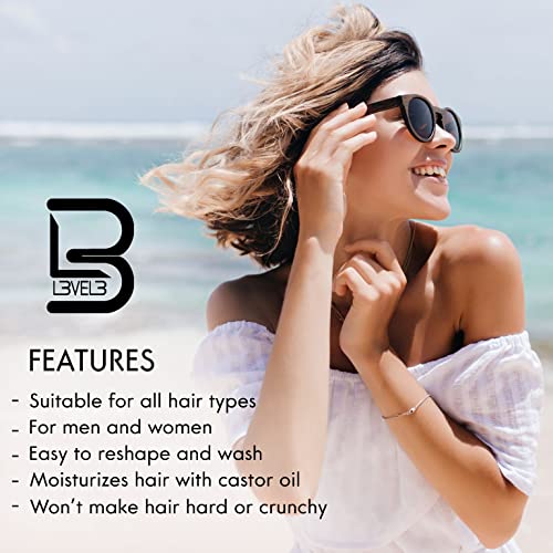 L3 Level 3 Sea Salt Texturizing Spray 8.45 Fl Oz Pack of 3 - Beachy Waves & Light Hold