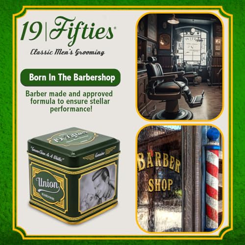 Oil Based Pomade for Men - 4oz Slick & Shiny Styling in Classic Tin