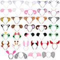 35 Pcs Animal Ears Headbands for Kids & Adults - Zoo Jungle Cat Hair Accessories