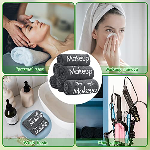 Vabean 20-Pack Microfiber Makeup Remover Washcloths - Soft, Reusable Face Towels 13x13 inches