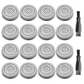 16 Pack Replacement Blades for Skull Shaver Pitbull Silver & Gold PRO - Compatible with Series