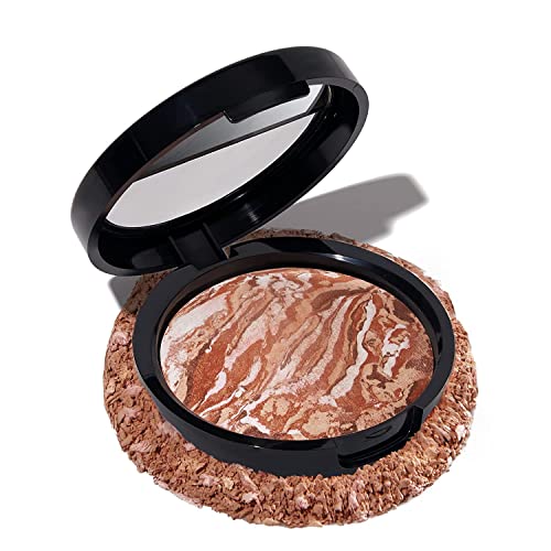 Laura Geller Baked Bronze-N-Brighten Bronzer Powder Medium 2.5oz - Self-Adjusting & Multi-Use