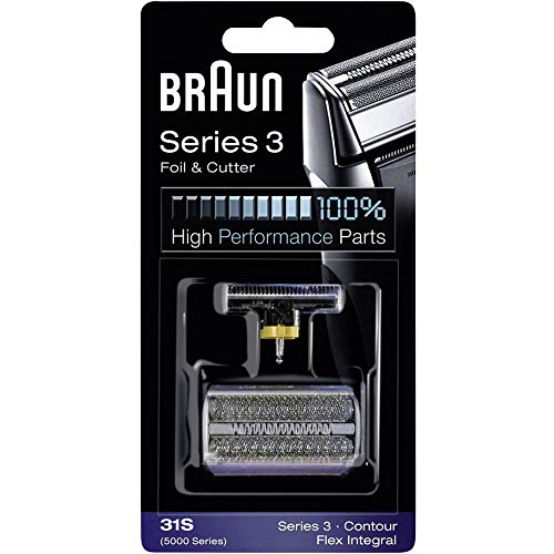 Braun Replacement Foil and Cutter Cassette for Compatible Models
