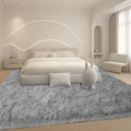 Grey Fluffy Shag Area Rug 8x10 Feet Non-Slip Thick Soft Carpet for Home - Variation of THIS listing