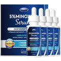 DABIDA 5% Minoxidil Hair Growth Serum for Men & Women - 4 Pack, 2 Fl Oz Each