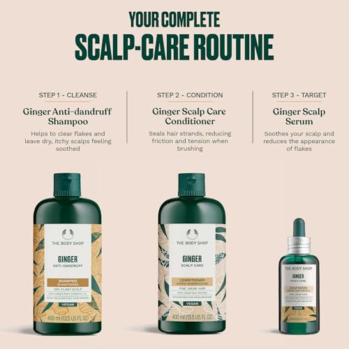 The Body Shop Ginger Scalp Care Conditioner ? For Dry Scalp & Weak Hair ? With Vegan Silk Protein ? 400ml