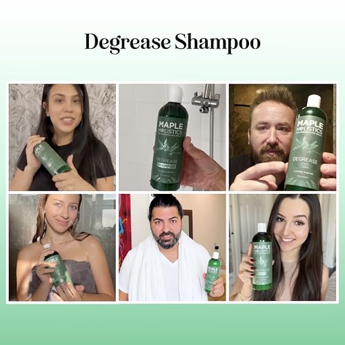 Citrus Clarifying Shampoo for Oily Hair & Scalp - Deep Clean & Build-Up Remover - 16 Fl Oz, Pack of 2