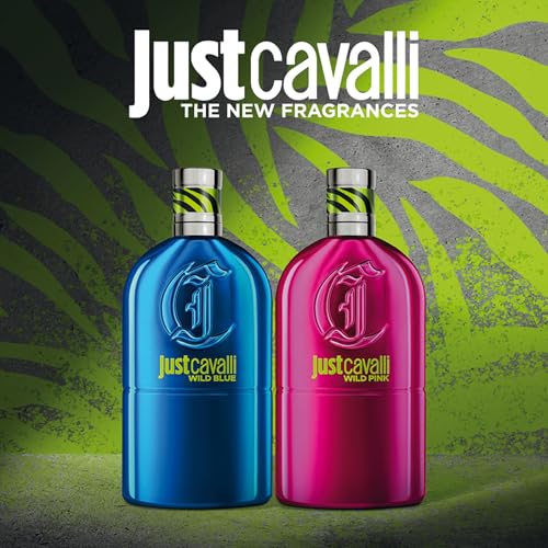 Just Cavalli Wild Blue Eau de Toilette for Men - 3.0 Fl Oz