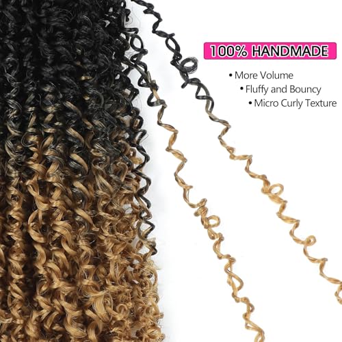 Pre-Looped Yanky Twist Crochet Hair 10in 8-Pack for Natural Styles