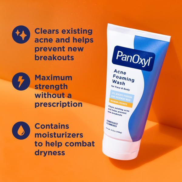 Acne Treatment Bundle with Benzoyl Peroxide Wash, Spot Patches & Night Moisturizer