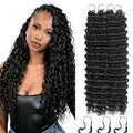18 Inch Feather Crochet Hair for Black Women - 100 Strands, Miracle Knots, Lightweight & Soft
