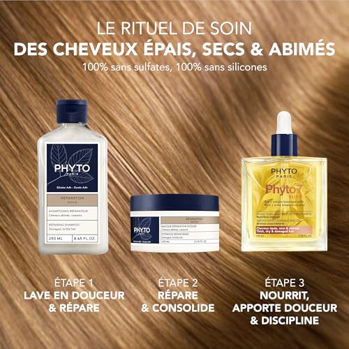 PHYTO Paris 7 Elixir Multi-Use Nourishing Hair Oil for Dry & Damaged Hair 100ml