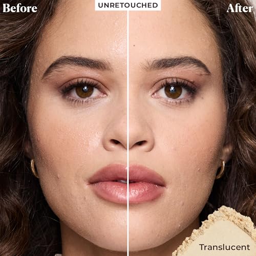 Laura Mercier Translucent Loose Talc-Free Setting Powder Ultra-Blur, 16HR Hydrating Wear, Natural Finish, Hyaluronic Acid-Infused, Normal to Dry & Mature Skin