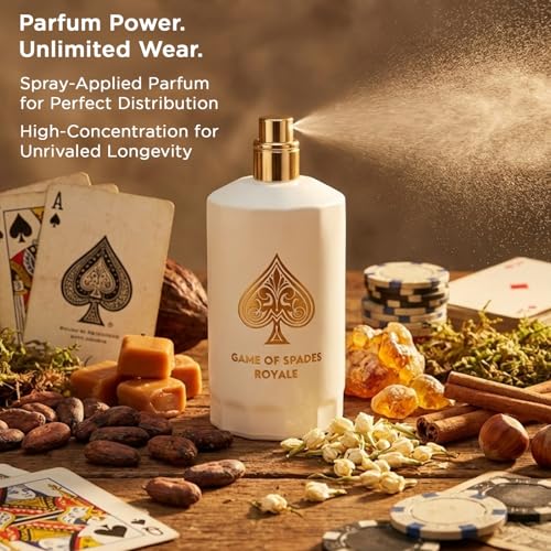 Jo Milano Game of Spades Royale Unisex Eau De Parfum 3.4 oz - Long Lasting Oud Amber Floral