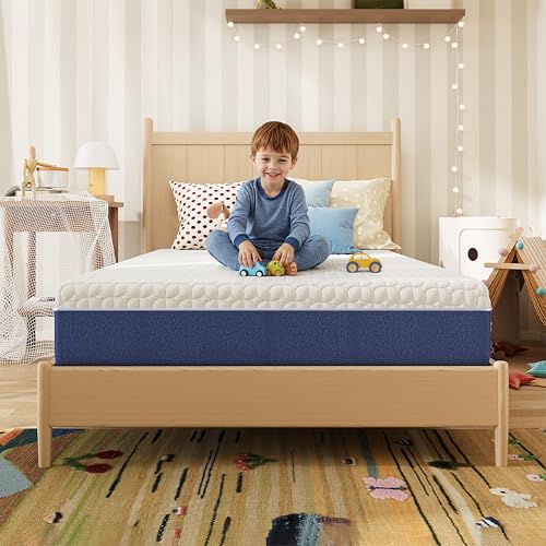 Twin Size Firm Gel Memory Foam Mattress - 6 Inch in a Box, Pressure & Spinal Support