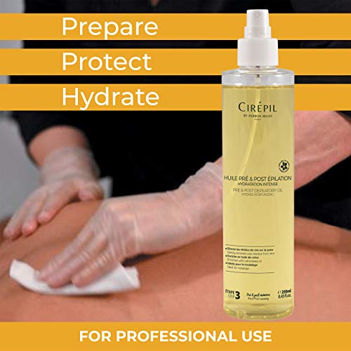 Pre & Post Waxing Care Duo Set - Blue Lotion & Moisturizing Oil for Sensitive Skin