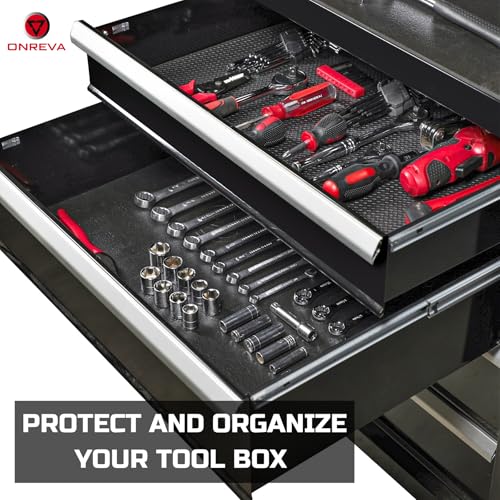 Heavy-Duty Tool Box Liner 30in x 22ft 4mm Thick Non-Slip Protective Mat for Drawers & Shelves
