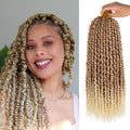 Pre-Twisted Passion Twist Hair Extensions 22 Inch 8 Packs Natural Black - Pack of 8