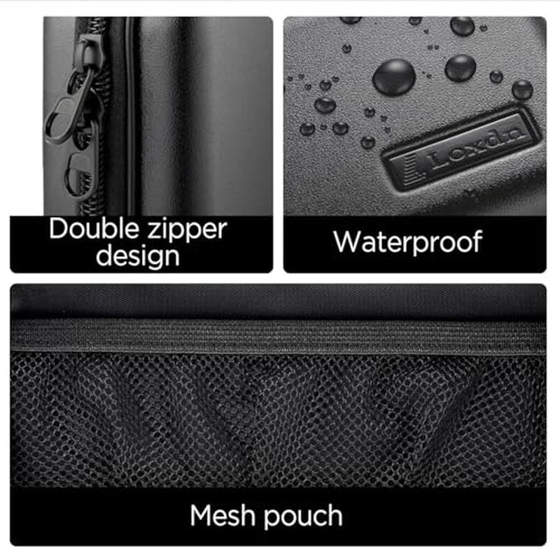 EVA Hard Case for Meridian/MANSPOT Shaver Groin & Body Hair Trimmer - Men's Grooming Organizer Storage Bag for Electric Razor and Accessories - Case Only (Blue)