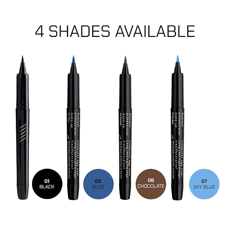 Radiant Professional Liquid Eyeliner Pen 05 Blue Waterproof