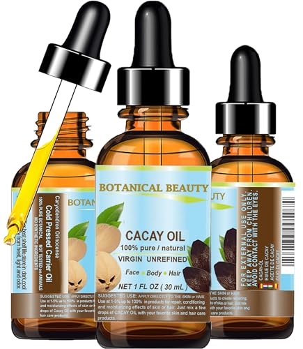 Cacay Oil - Pure Organic Face & Skin Moisturizer, Anti-Aging & Hair Oil, 1 Fl oz