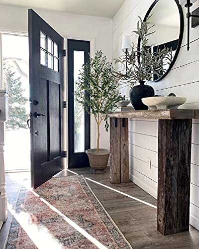Tall Artificial Olive Tree with Planter - 6.23FT Faux Indoor Plant for Home & Office Decor