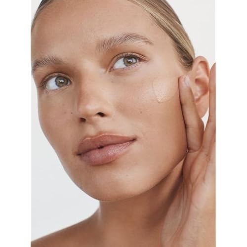 Emani HydraWear Brightening Foundation ? Buildable Coverage, Safe for Sensitive Skin ? Long-Lasting Hydration, Hyaluronic Acid, Silicone Free, Vegan and Cruelty-Free, Golden Amber