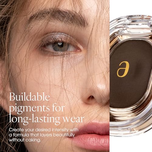AmeliSeoul Charcoal Brown Longwear Single Eyeshadow - High-Pigment, Crease-Free, Blendable - 1.7g
