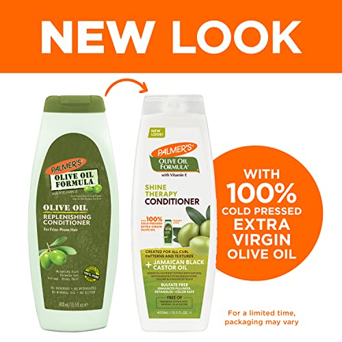 Palmer's Olive Oil Hair Conditioner Pack of 2 - Replenishing Frizz Control, 13.5 oz