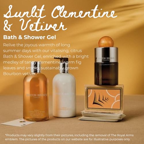 Sunlit Clementine & Vetiver Body Wash - Refreshing Citrus Scent, 10 fl oz
