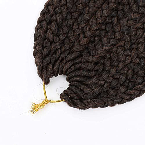 Mytarku 10 Inch T30# Crochet Box Braids Curly Ends - 7 Packs for Black Women