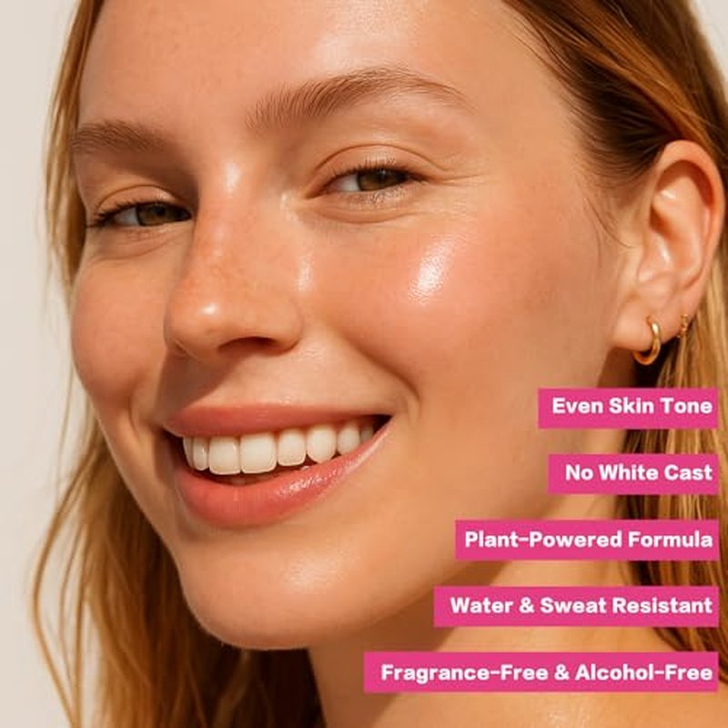 Beaming Tinted Moisturizer with SPF 40, Daily Facial Sunscreen with Glow Effect, UVA/UVB Protection, Vitamin E & Shea Butter Infused, For All Skin Types & Tones | 1.7 fl oz