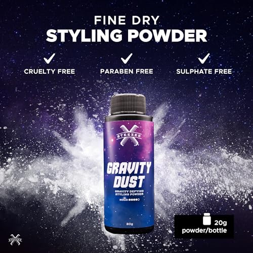 Men's Volumizing Hair Powder - Natural Matte Finish, Strong Hold, Paraben-Free 20g