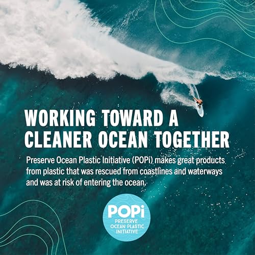 Coral Recycled Ocean Plastic Adult Toothbrush 6-Pack - Soft Bristles, Made in USA