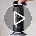 Gray AeroPress XL Coffee Press - 3-in-1 French, Pour-Over & Espresso Brewer