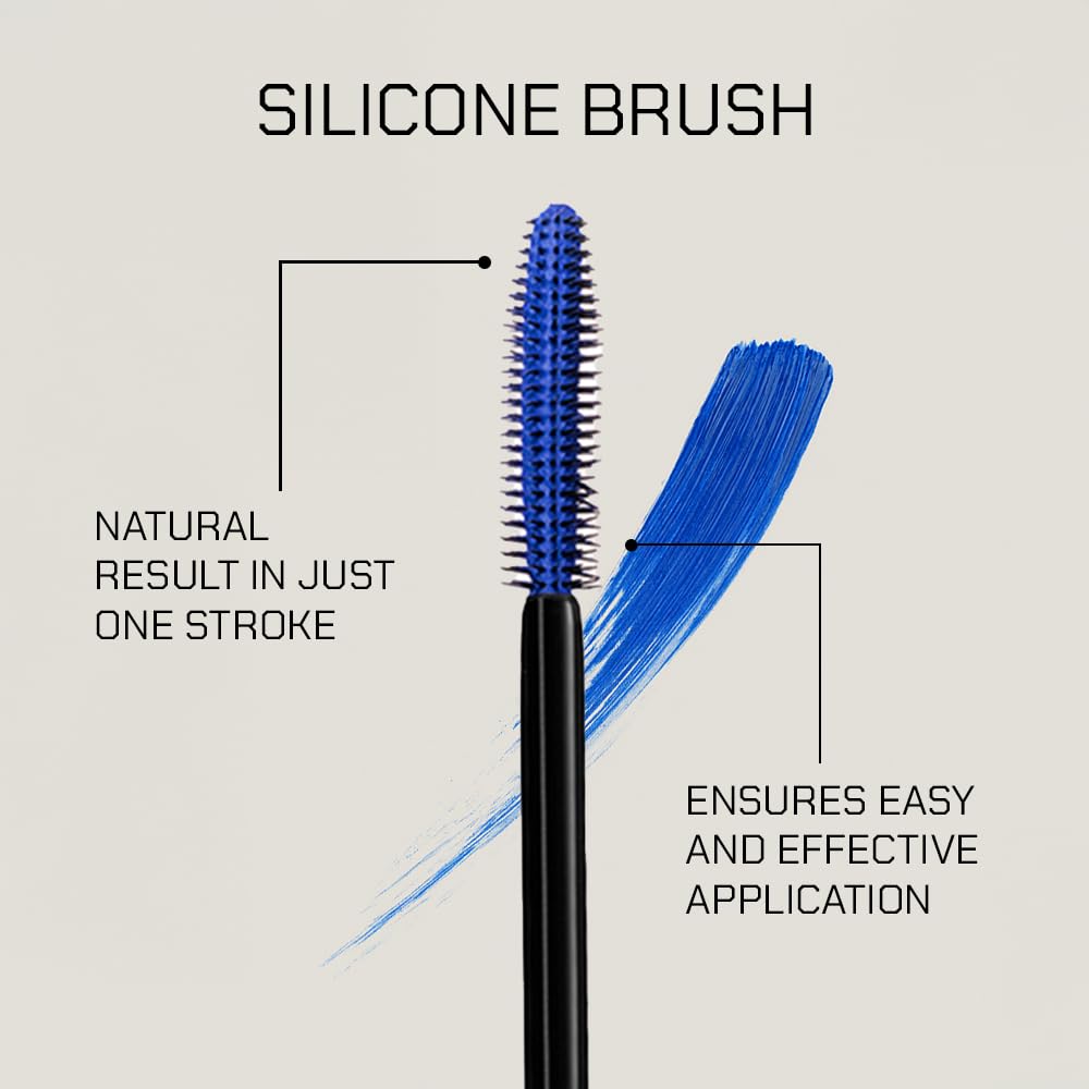 Radiant Professional Studio Perfect Mascara Volume and Length – Smudge-Proof, Cruelty Free, Lengthening Mascara with Silicone Brush & Natural Wax – Green (05), 0.30 oz