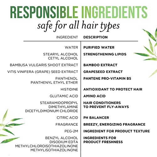 Pantene Sulfate-Free Volumizing Conditioner, Bamboo & Vitamin B5, 8 oz - Pack of 1