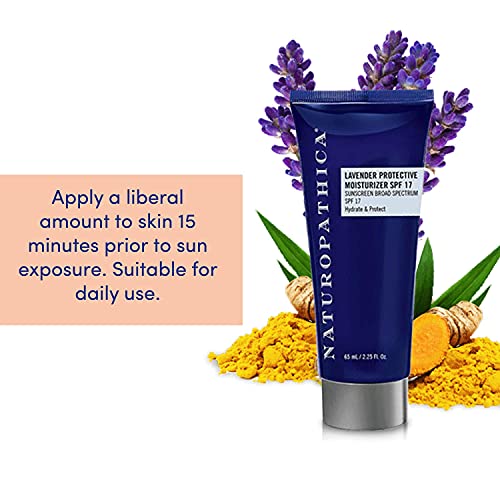 Mineral Sunscreen SPF 17 with Lavender & Turmeric - Broad Spectrum UVA/UVB, Calming & Protecting - 2.25 oz