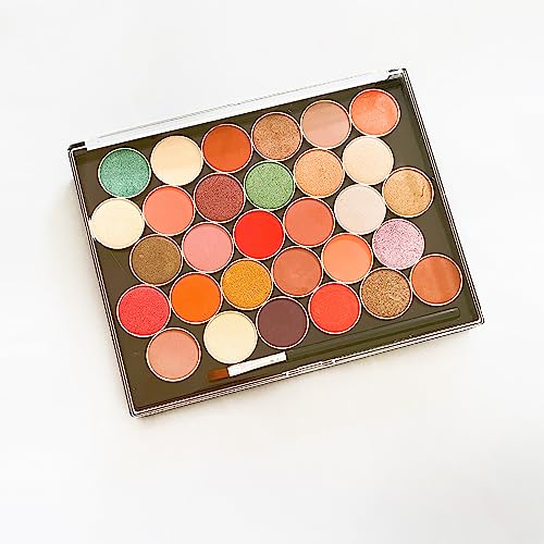 Empty Eyeshadow Magnetic Cosmetic Makeup Case Refillable Container Eye Diy Pans Light Weight Palette 7.28'' x5.7''